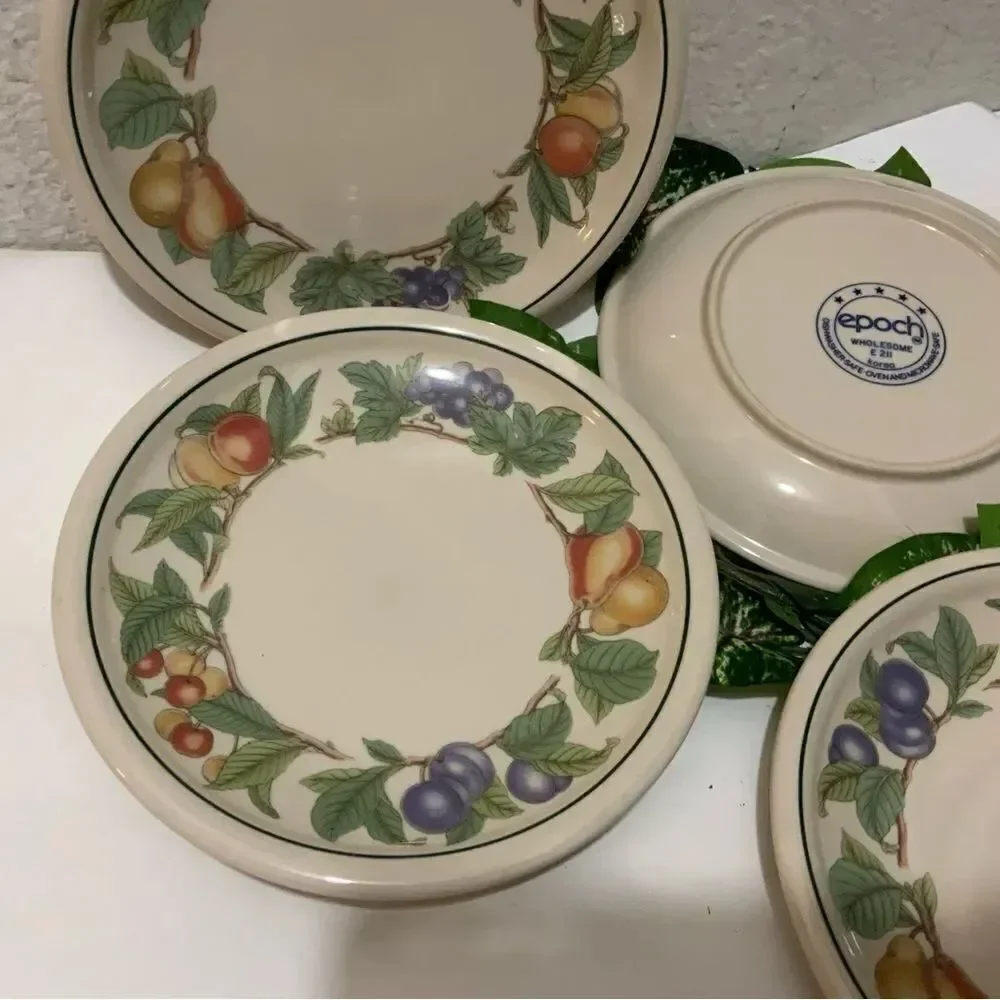 Epoch by Noritake Salad Plates 7.5”wholesome Korea E 211 Set Of 5 A14